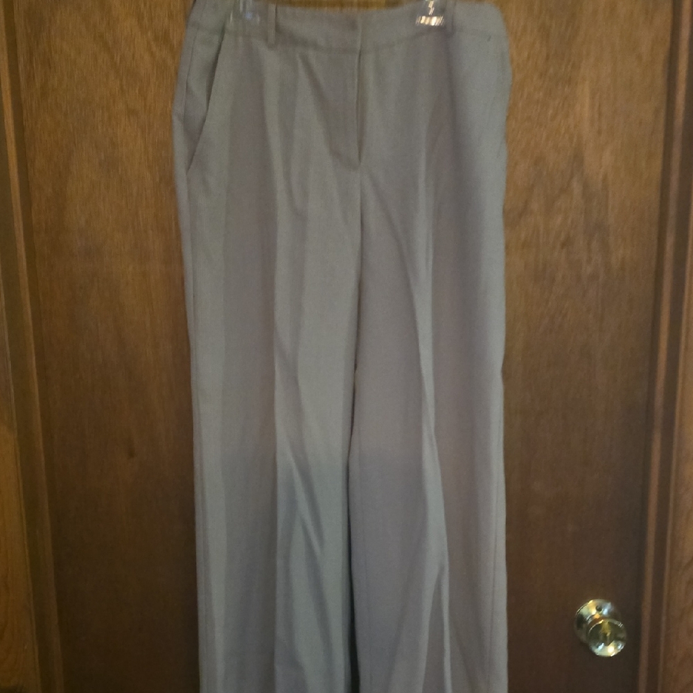 New York & Company Beige Plaid Pants